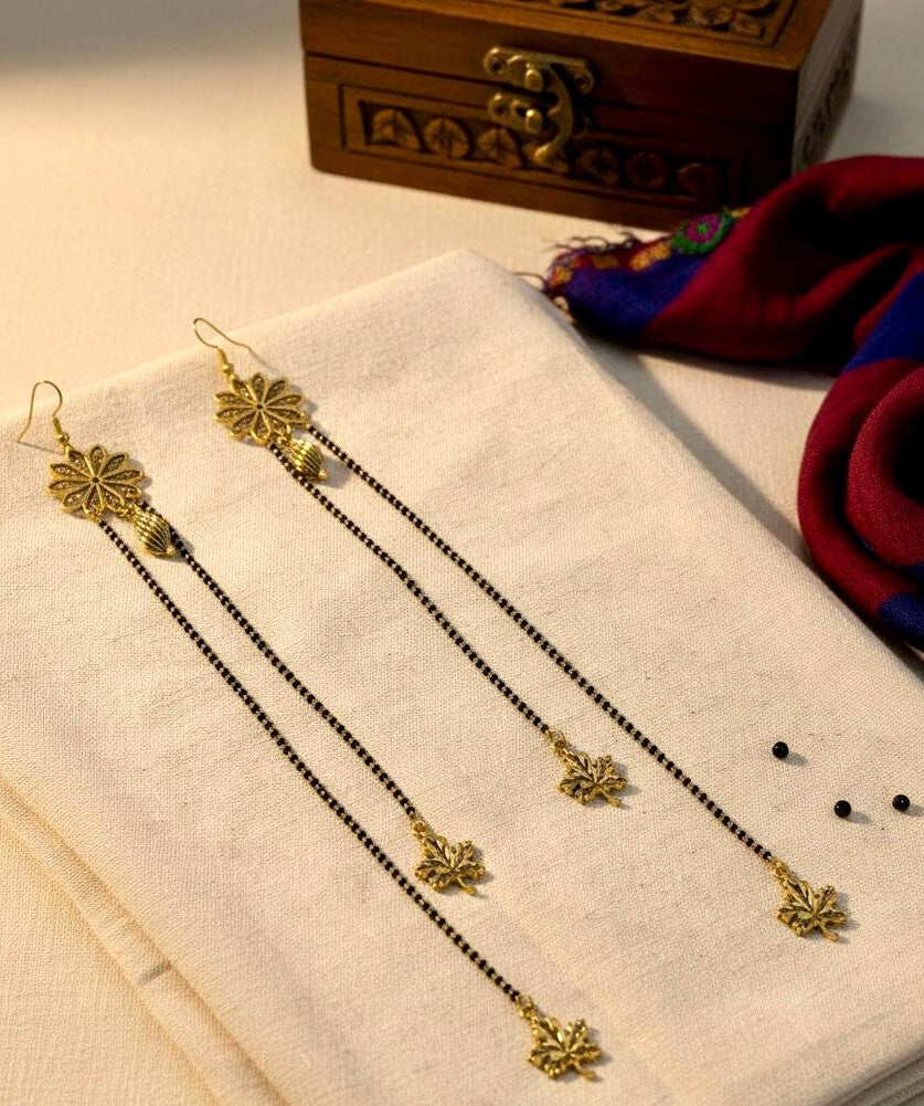 Floral Kashmiri Dejhoor Earrings