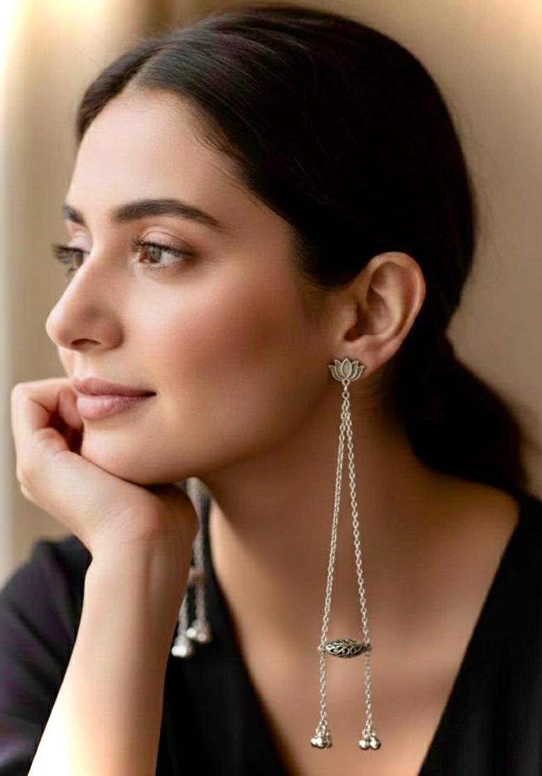 Oxidised Kashmiri Dejhoor Earrings