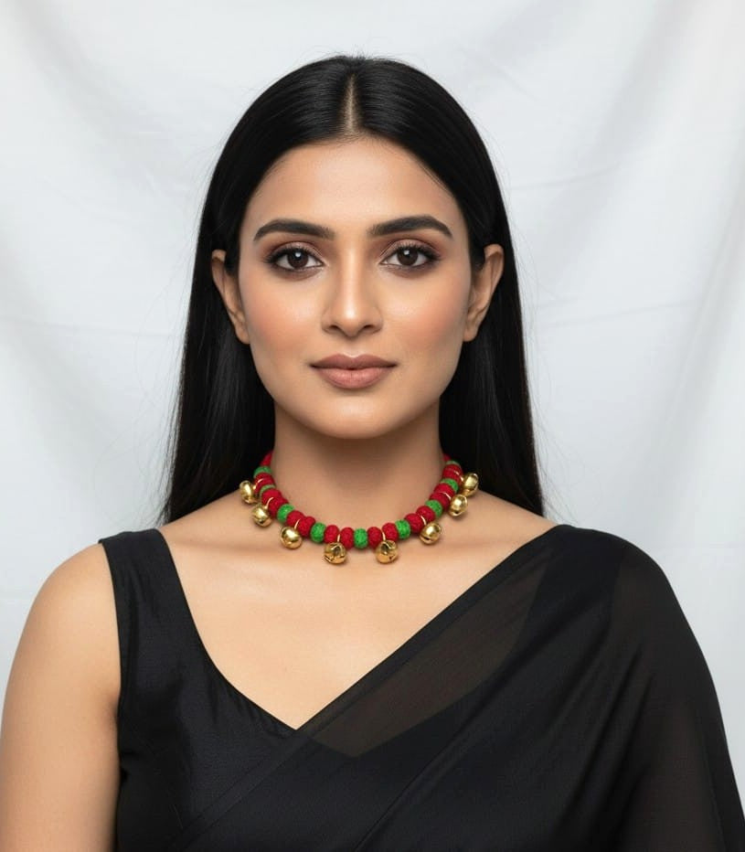 Aarohi Festive Ghungroo Necklace