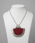 Anaya Crescent Silver Necklace