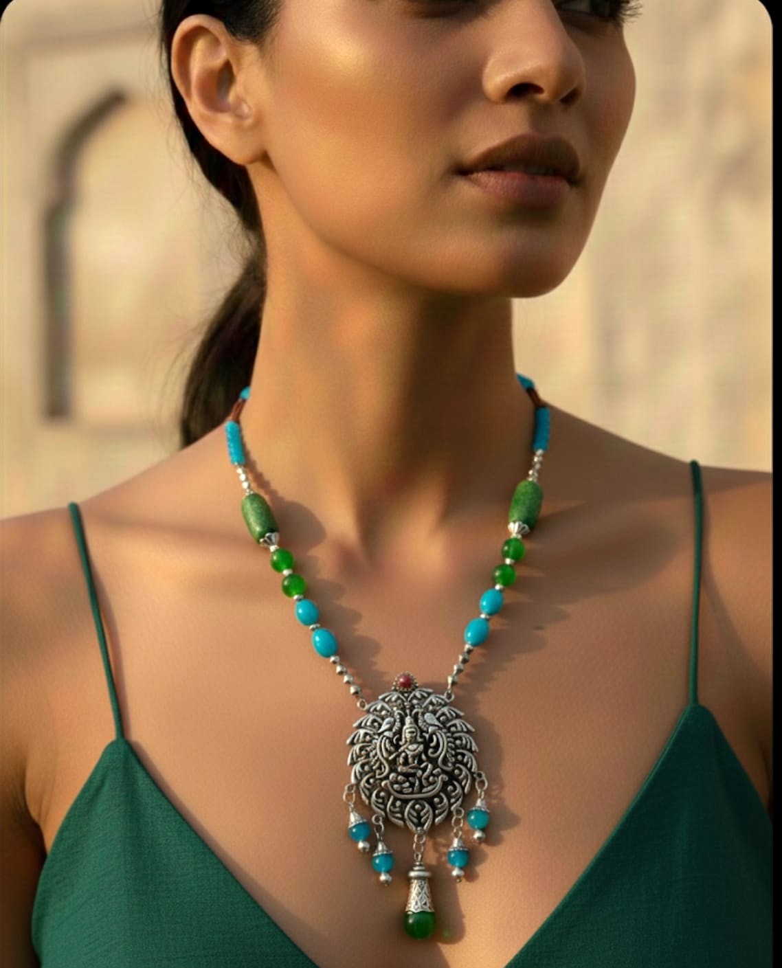 Vanika Crest Necklace