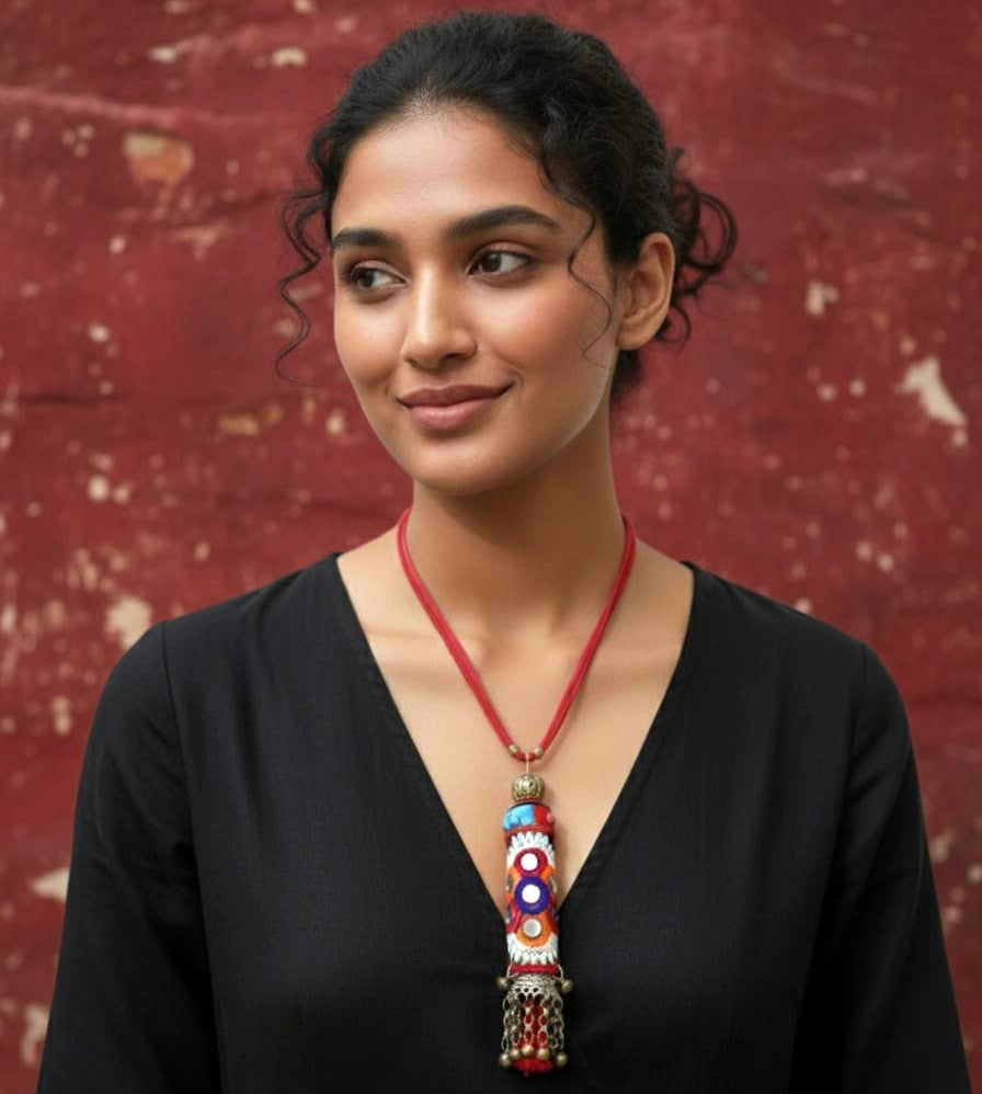 Banjaran Mirror Charm Necklace