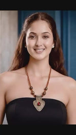Ottoman Flame Turkish Pendant Necklace