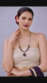 Ottoman Filigree Onyx Statement Necklace
