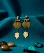 Vanya Leaf Drape Earrings