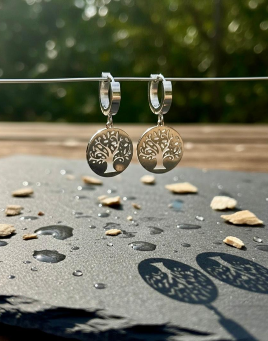 Tree Of Life Silver Drops