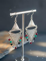 Aarvi Tribal Tri Earrings